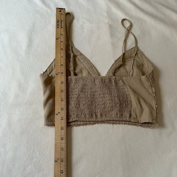 - Love Tree Crochet Top Size S Boho Coastal Bralette Beach Vacation Flirty Sexy - Picture 12 of 14
